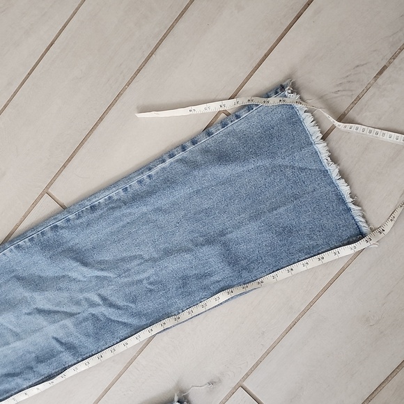 BCBGeneration Wide Leg High Waist Jeans Light Wash  lightblue 5 pockets new - Picture 8 of 8